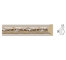 157-115G Молдинг малый золотистый(30х13х2400 мм) 42 в Казани