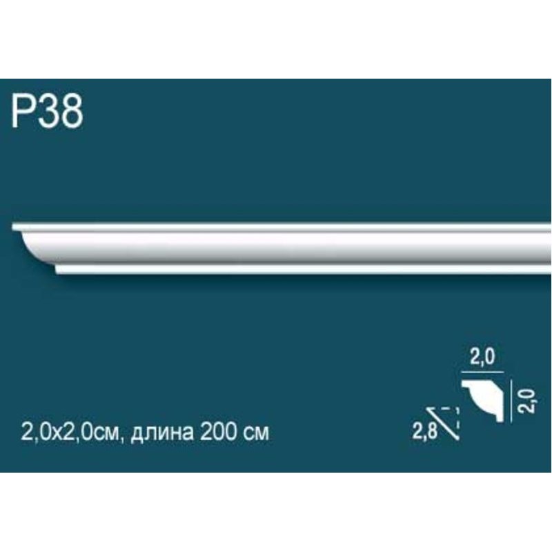 Карниз потолочный дюрополимер P38 в Казани