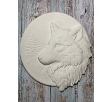 Декоративный элемент из гипса Волк в Казани