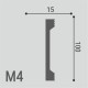 Молдинг XPS POLYMER М 4