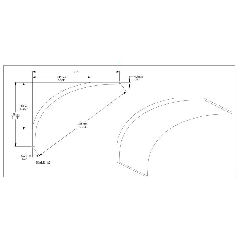 Плинтус потолочный без орнамента C990 в Казани