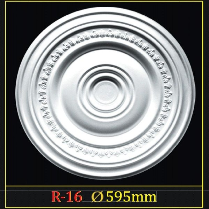 Розетка потолочная из полистирола R16 в Казани