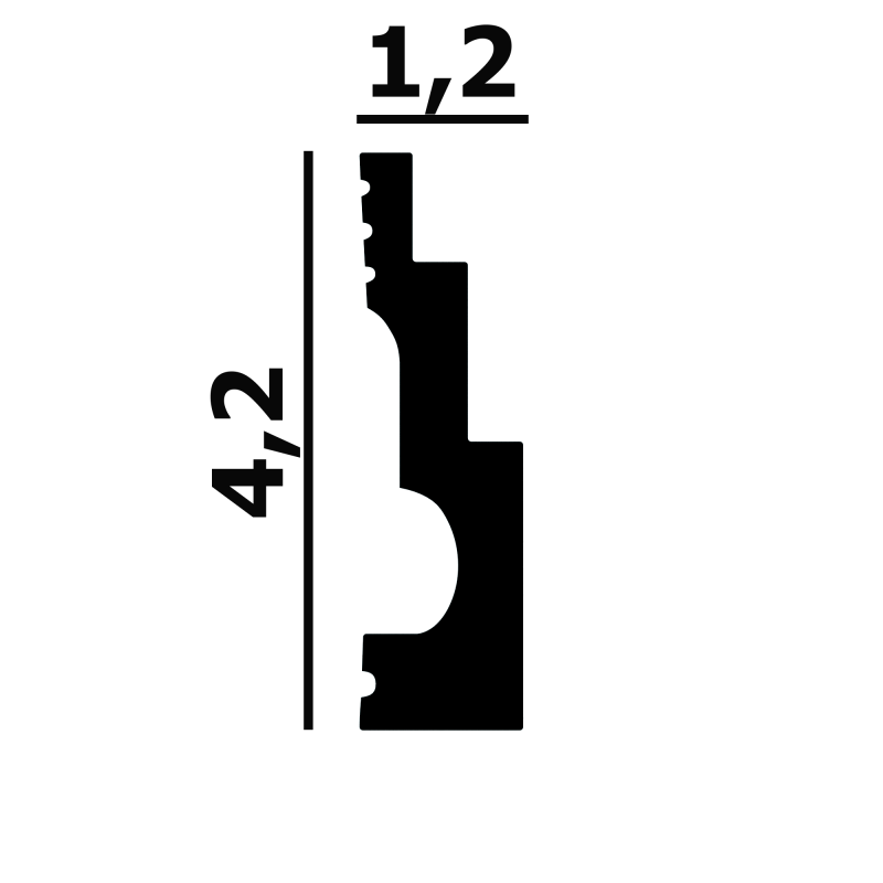 Молдинг P105 Перфект Плюс