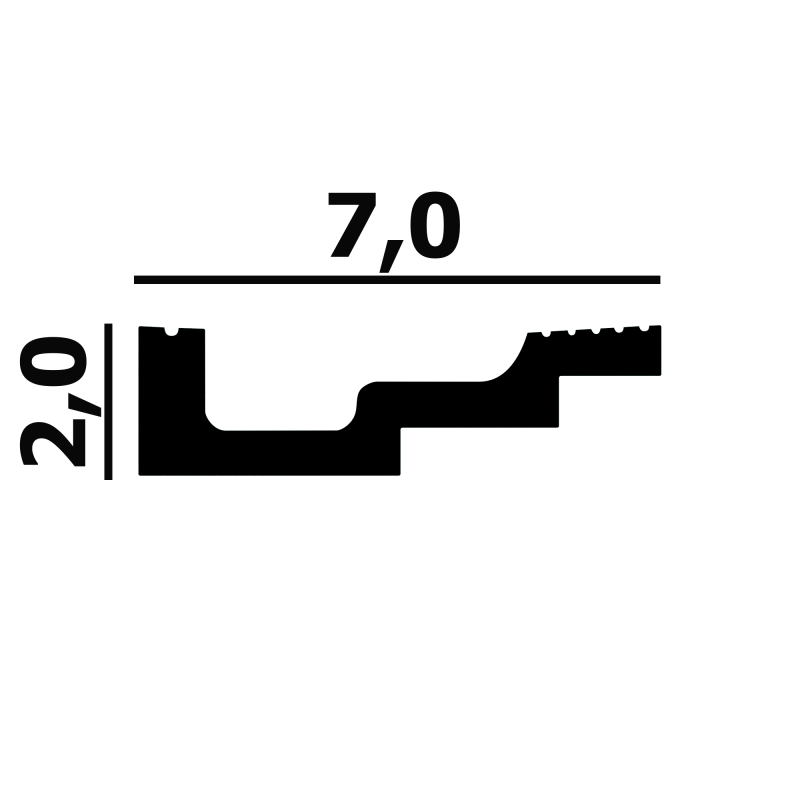 Молдинг P106 Перфект Плюс