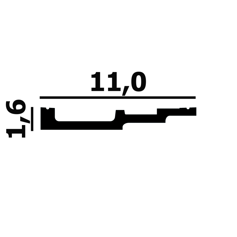 Плинтус P109 Перфект Плюс