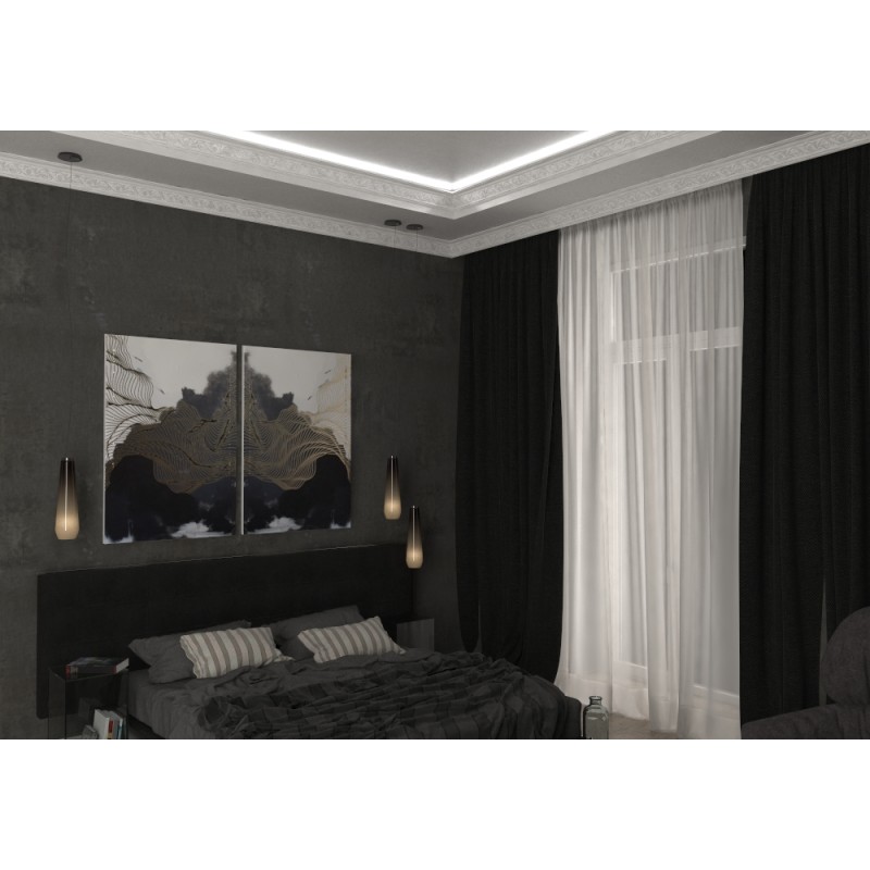 Потолочный плинтус glanzepol GP4 в Казани