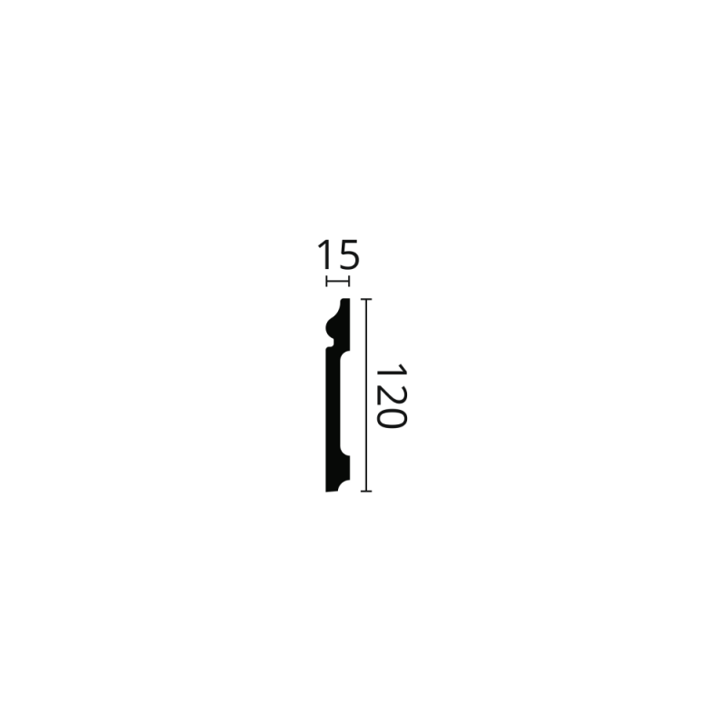 Плинтус напольный FO1 - 2m в Казани