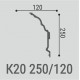 Карниз потолочный К20 250-120