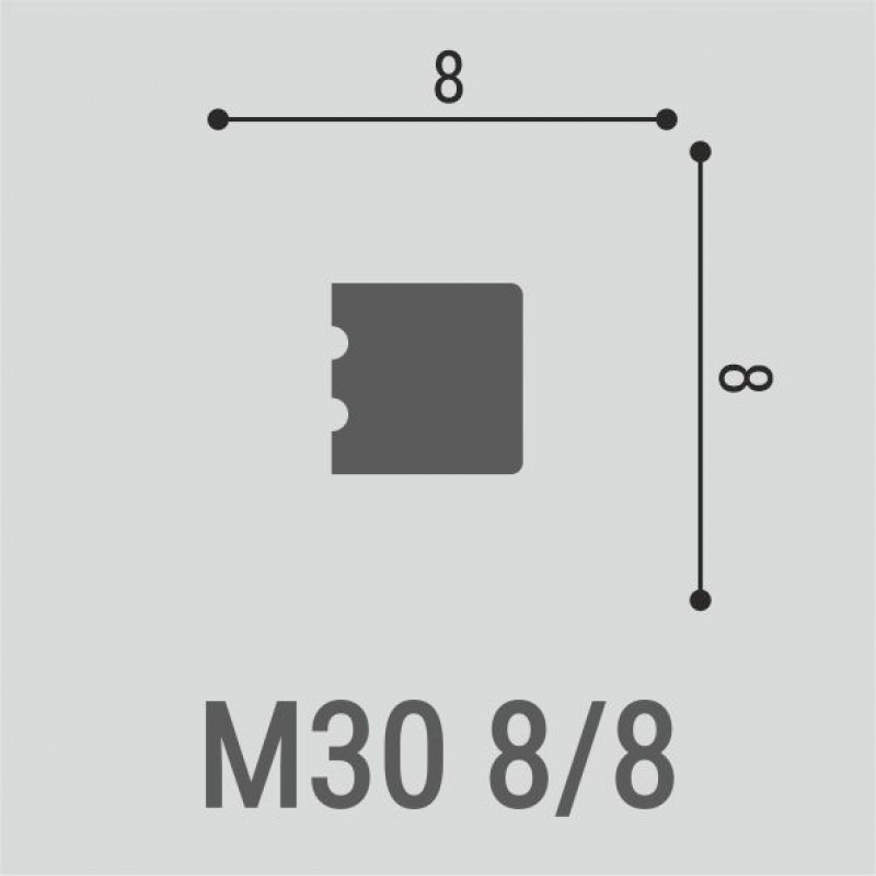 Молдинг М30 8-8
