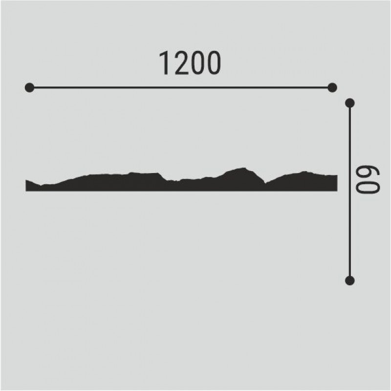 Декоративный элемент C001-1 PU
