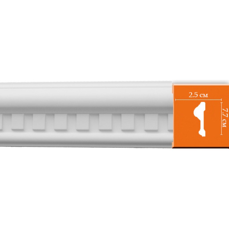 98620//25 молдинг DECOMASTER-2 (77х25х2400мм) в Казани