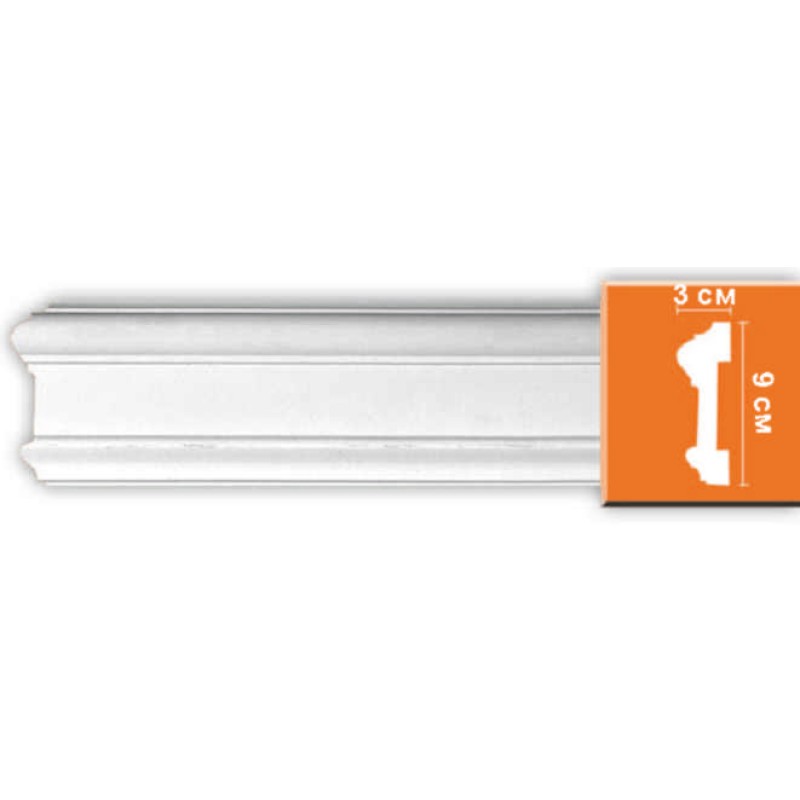 97901/10 FLEXIBLE молдинг DECOMASTER-2 (90х30х2400мм) в Казани