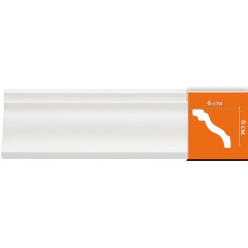 96105/30 плинтус DECOMASTER-2 (60х60х2400мм) в Казани