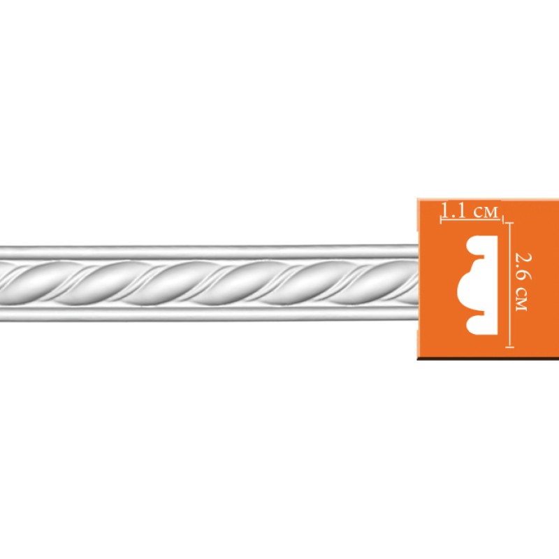 98070/130 молдинг DECOMASTER-2 (26х11х2400мм) в Казани