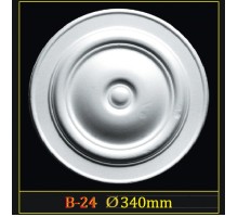 Розетка потолочная из полистирола B24