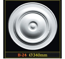 Розетка потолочная из полистирола B24 в Казани