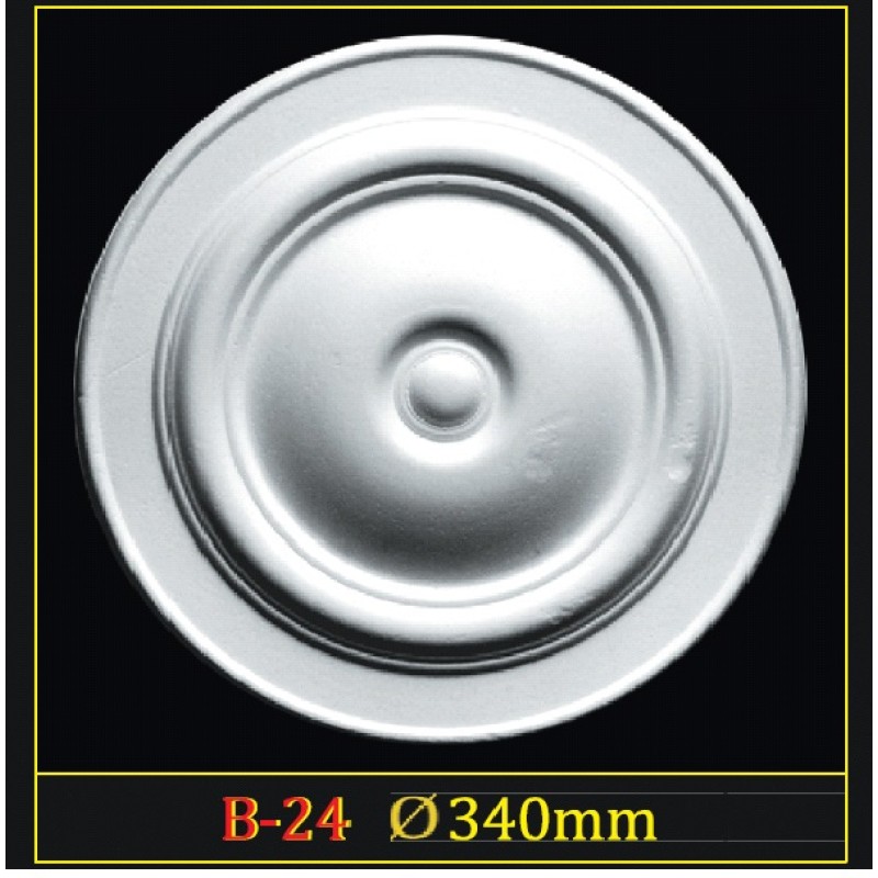 Розетка потолочная из полистирола B24 в Казани