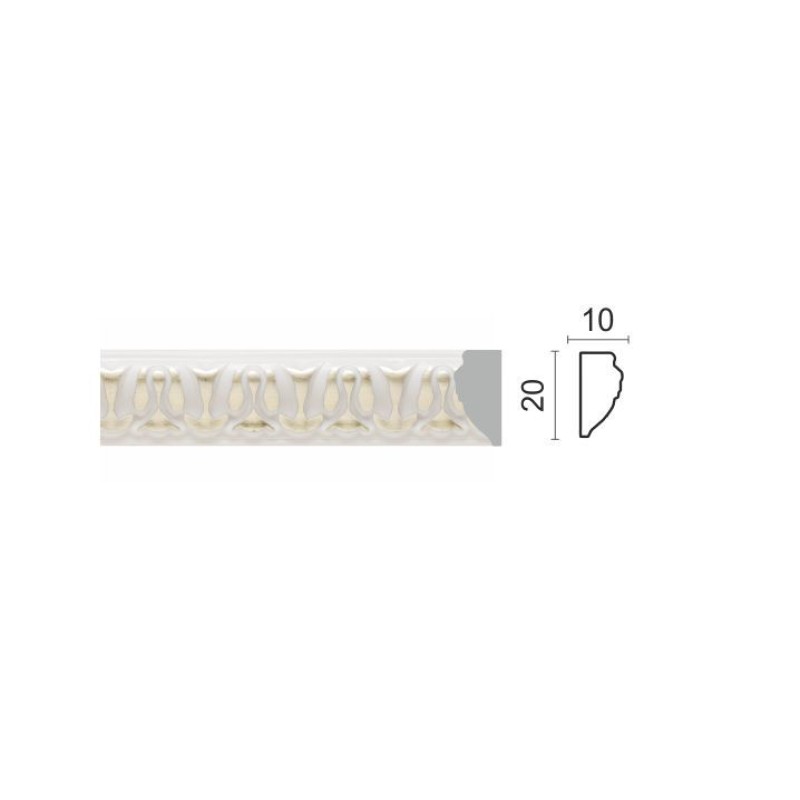 103C-60 Молдинг малый (20х10х2400 мм) 60 в Казани
