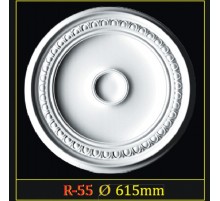 Розетка потолочная из полистирола R55 в Казани