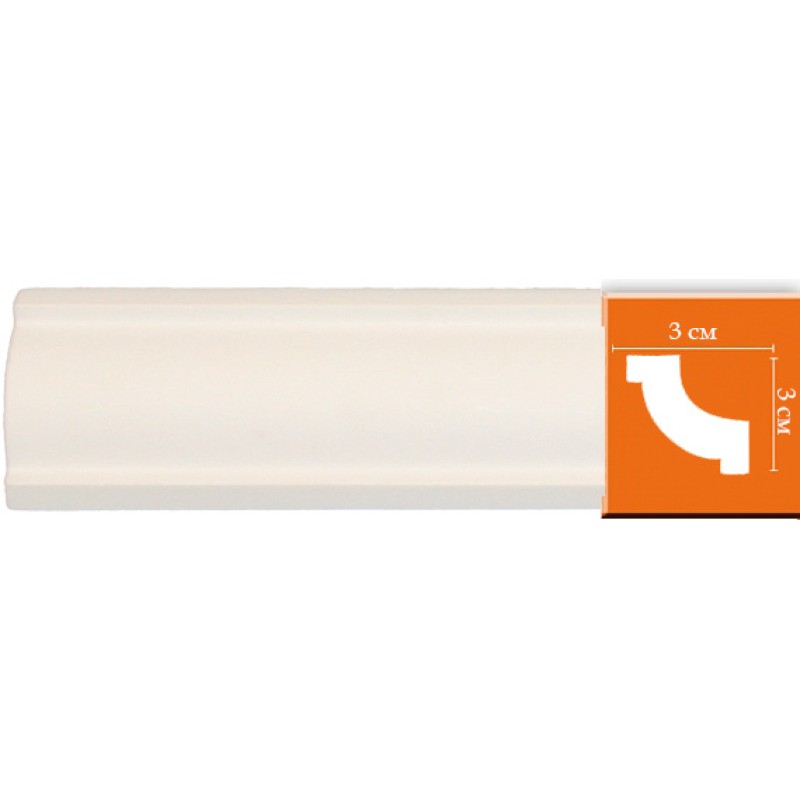 96123/50 FLEXIBLE плинтус DECOMASTER-2 (30х30х2400мм) в Казани