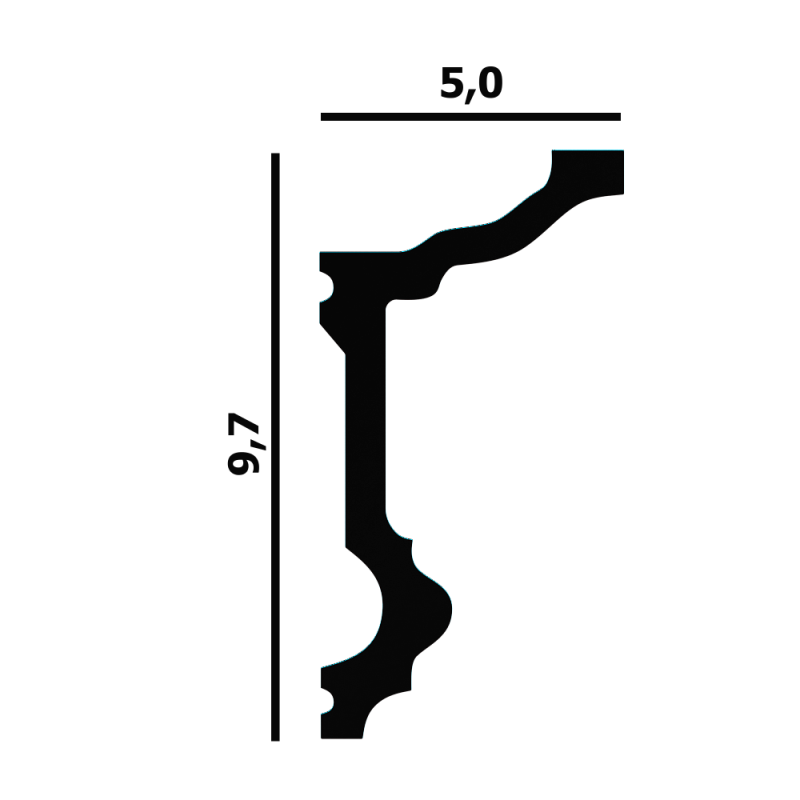 Плинтус (карниз) P90 Перфект Плюс в Казани