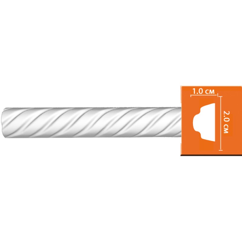 98701/200 молдинг DECOMASTER-2 (20х10х2400мм) в Казани