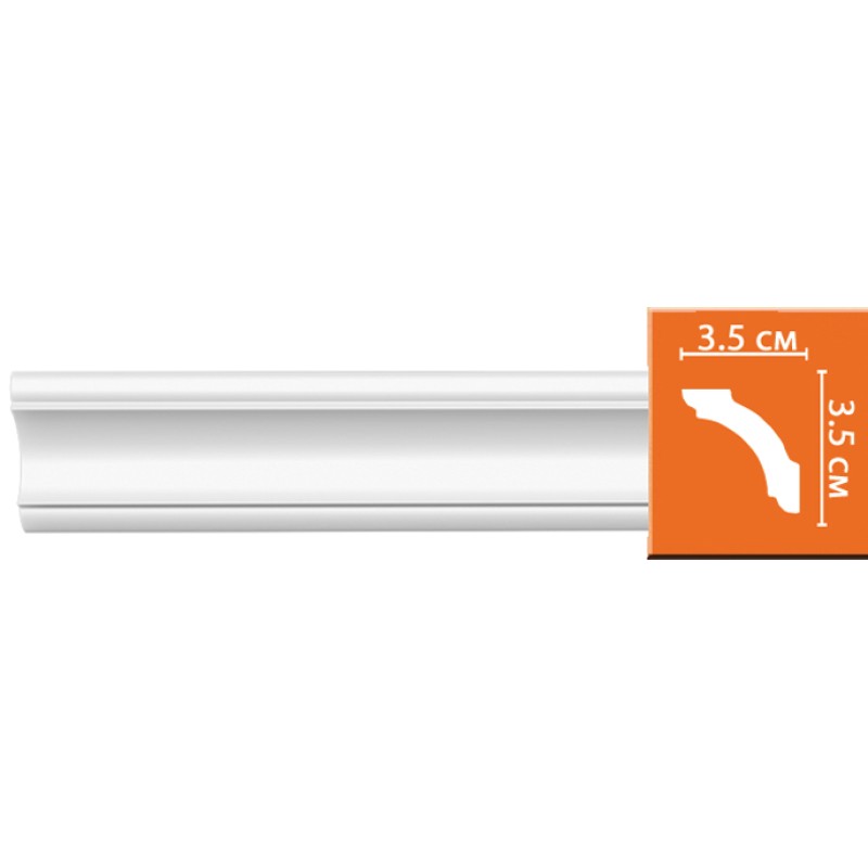 96250/35 FLEXIBLE плинтус DECOMASTER-2 (35х35х2400мм) в Казани