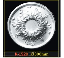 Розетка потолочная из полистирола R1520