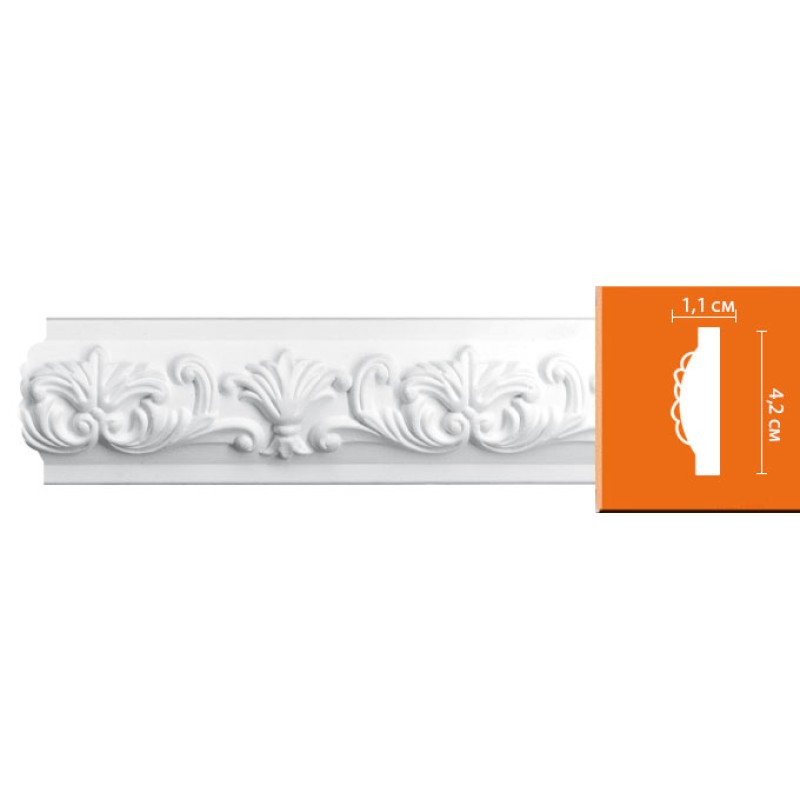 98302/40 FLEXIBLE молдинг DECOMASTER-2 (42х11х2400мм) в Казани