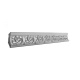 Потолочный плинтус Glanzepol® GP-28 SILVER