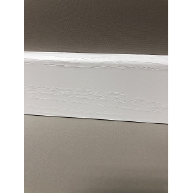 Плинтус напольный МДФ SM 02-80 Аивори белый в Казани