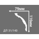 Потолочный плинтус с рисунком ДП 31/140 в Казани
