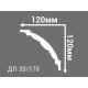 Потолочный плинтус с рисунком ДП 33/170  в Казани