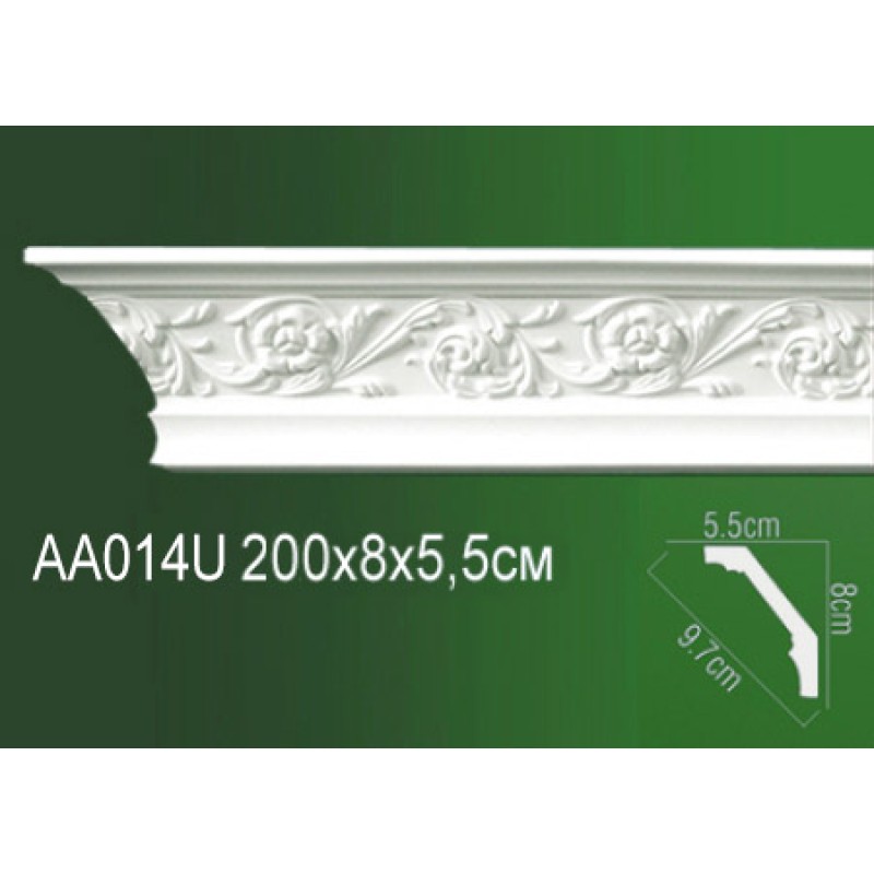 Карниз полиуретановый AA014U в Казани