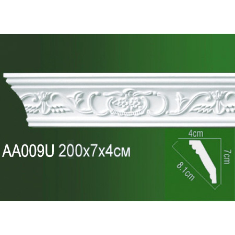 Карниз полиуретановый AA009U в Казани