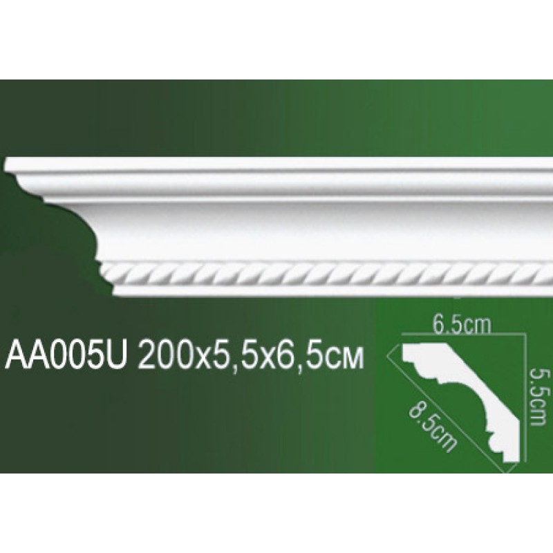 Карниз полиуретановый AA005U в Казани