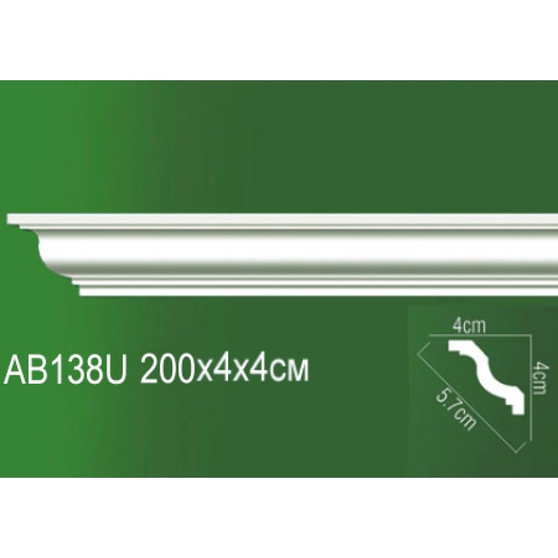 Карниз полиуретановый AB138U в Казани