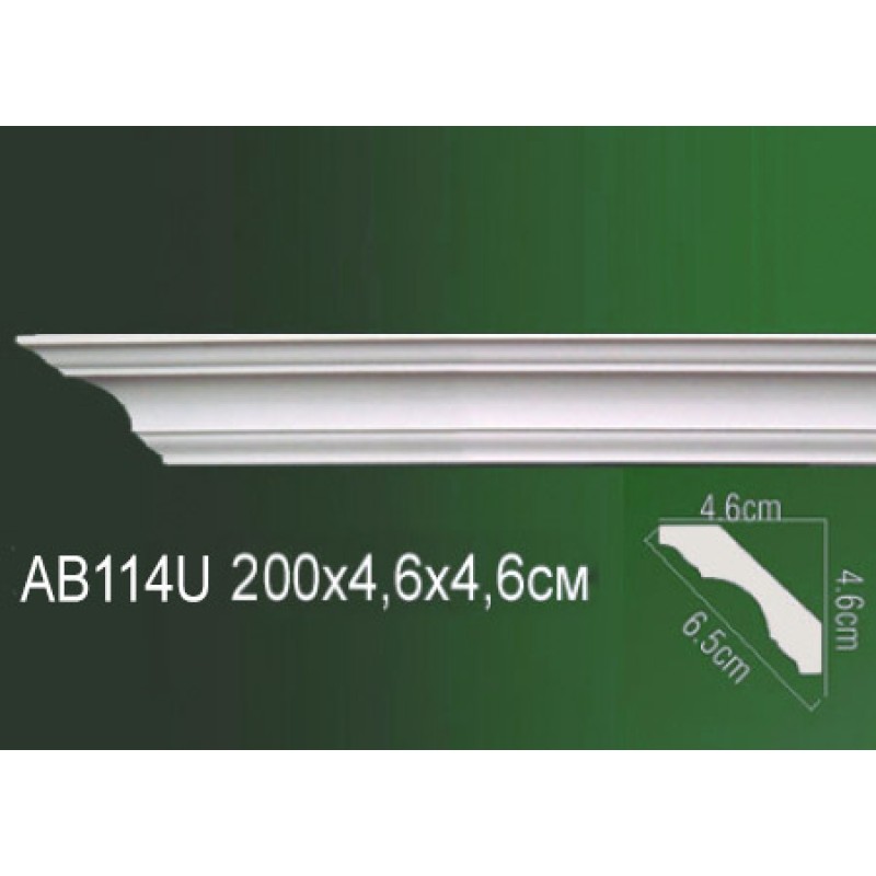 Карниз полиуретановый AB114U в Казани