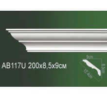 Карниз полиуретановый AB117U в Казани