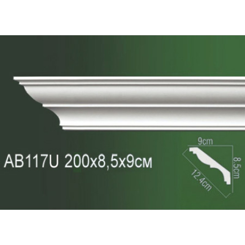 Карниз полиуретановый AB117U в Казани