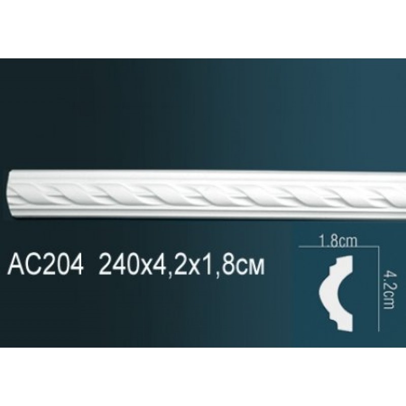 Молдинг гибкий AC204F в Казани