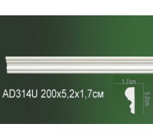 Молдинг полиуретановый AD314U в Казани