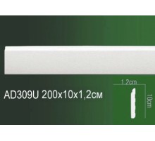 Молдинг полиуретановый напольный AD309U в Казани