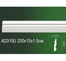 Молдинг полиуретановый напольный AD310U в Казани