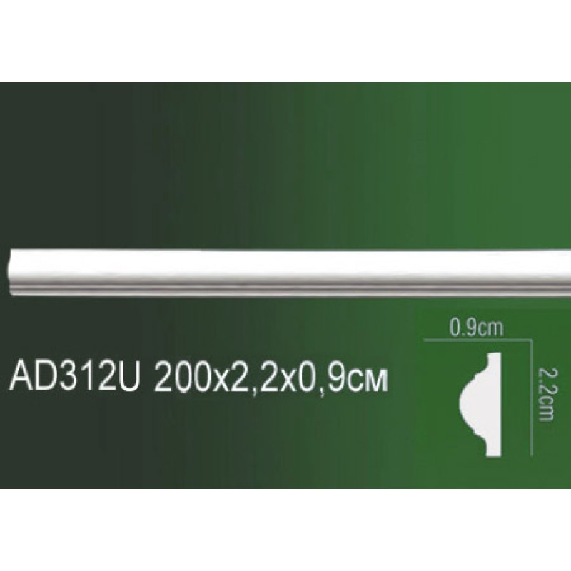 Молдинг полиуретановый AD312U в Казани