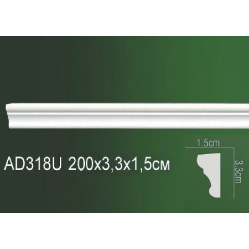 Молдинг полиуретановый AD318U в Казани