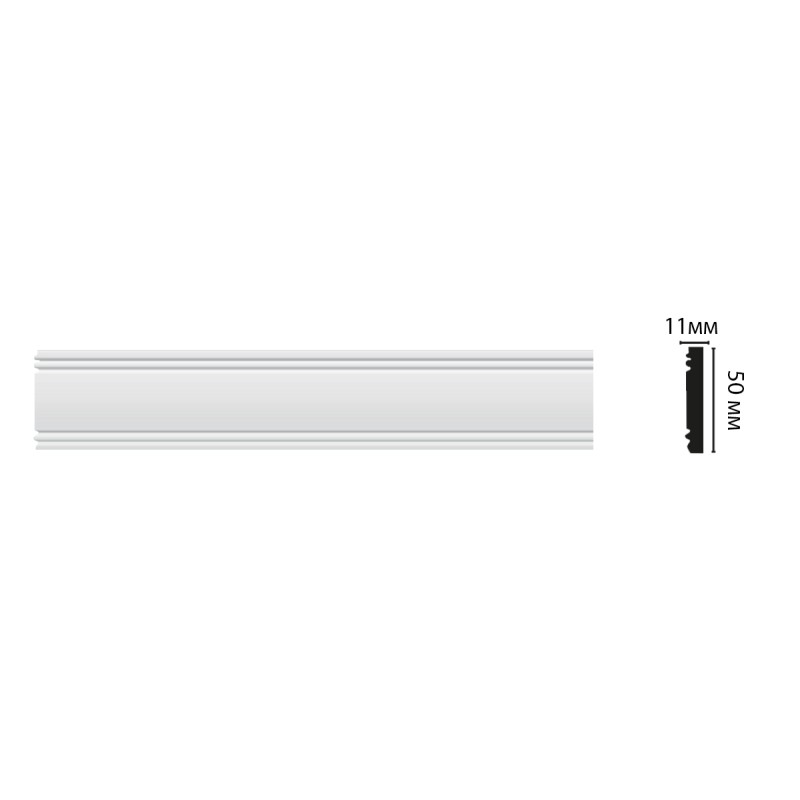 D156/40 Молдинг ДМ(50*11*2000 мм) в Казани
