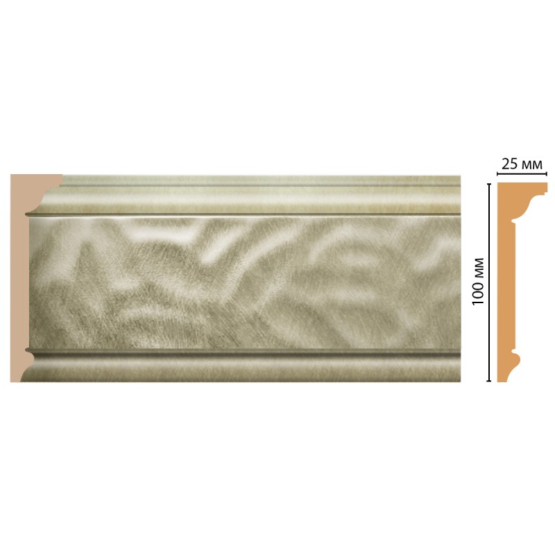 D215-373 ШК/16 плинтус DECOMASTER(100*25*2400 мм) в Казани