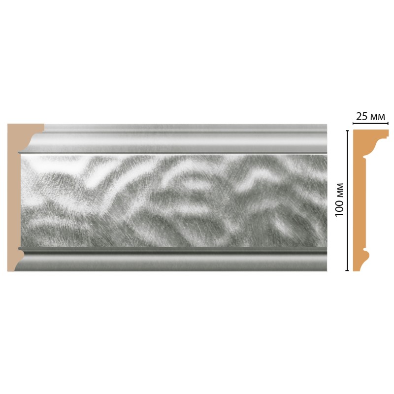 D215-375 ШК/16 плинтус DECOMASTER(100*25*2400 мм) в Казани
