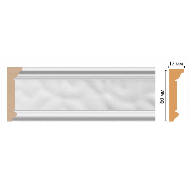 D216-114 ШК/30 плинтус DECOMASTER(60*17*2400 мм) в Казани